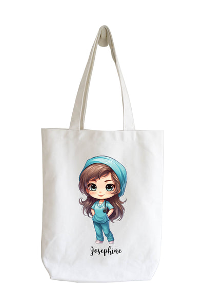 Personalised Tote Bag - Healthcare Female Nurse Doctor 1