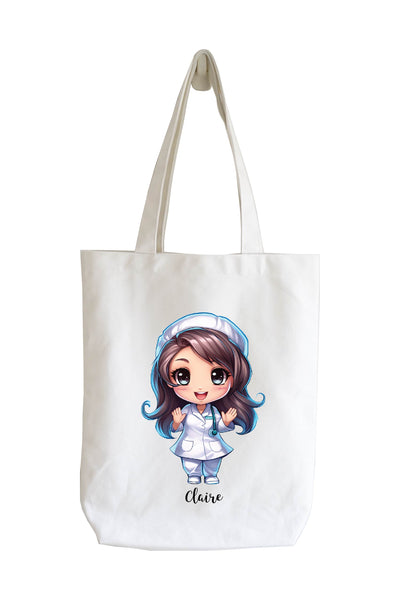 Personalised Tote Bag - Healthcare Female Nurse Doctor 2