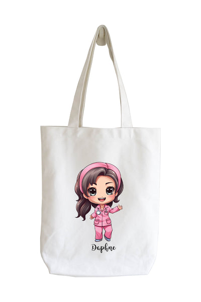 Personalised Tote Bag - Healthcare Female Nurse Doctor 3