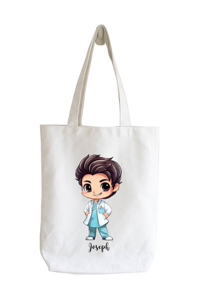Personalised Tote Bag - Healthcare Male Nurse Doctor 1