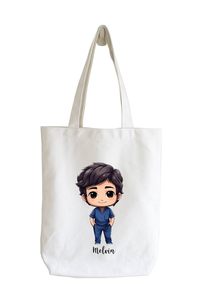 Personalised Tote Bag - Healthcare Male Nurse Doctor 2