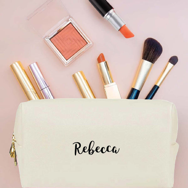 Personalised Pouch - Pearly White