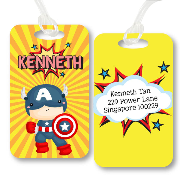 Personalised Bag Tag - Captain Boy