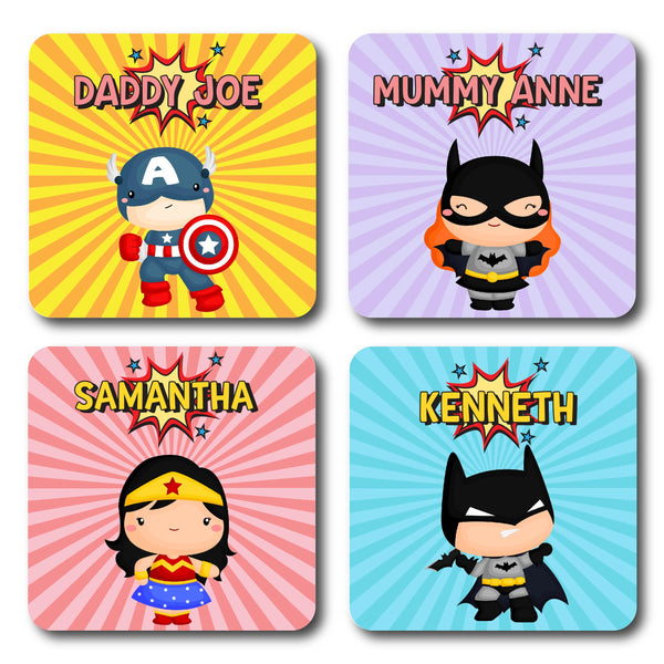 Personalised Coaster - Superhero B