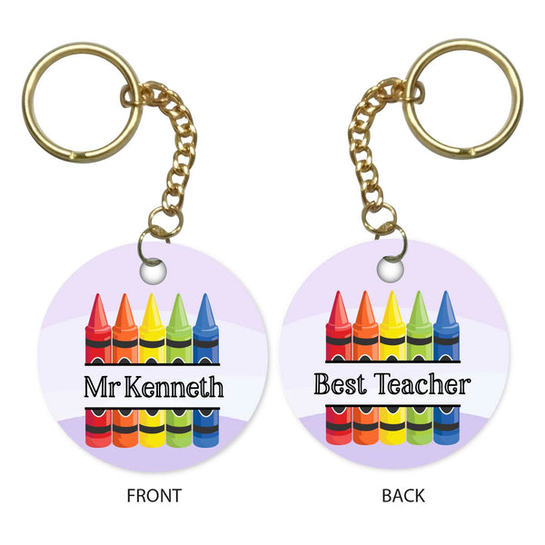 Personalised Keychain - Crayoning Love
