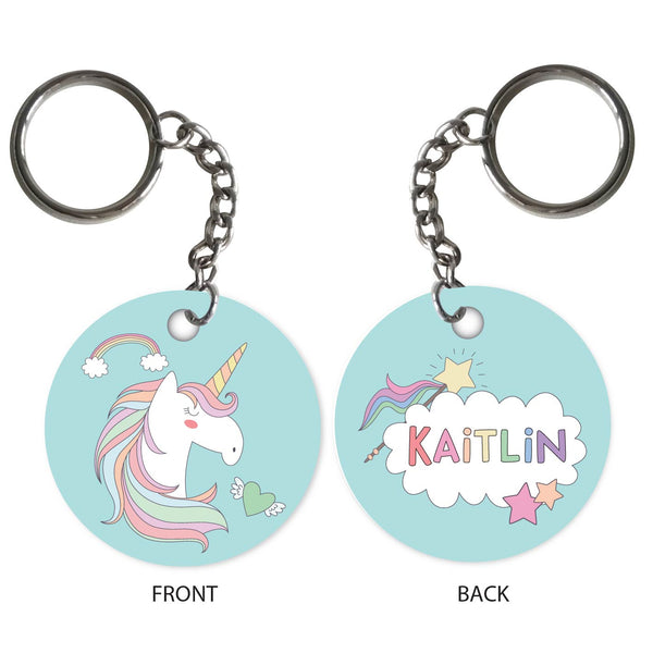 Personalised Keychain - Thoughtful Unicorn