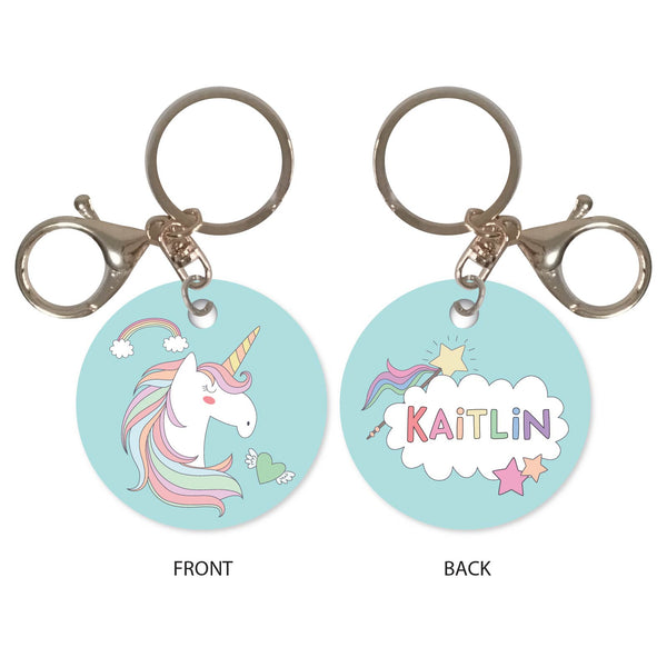 Personalised Keychain - Thoughtful Unicorn