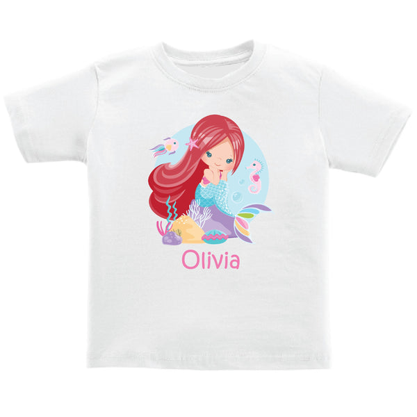 Personalised Kids Tee - Mermaid