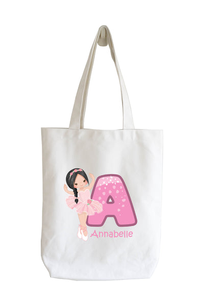 Personalised Tote Bag - Ballerina Letter