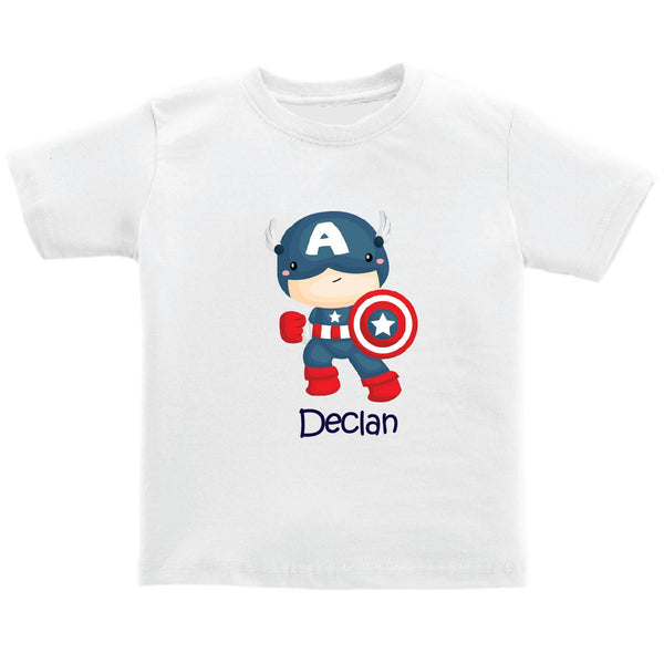 Personalised Kids Tee - Superhero Boy