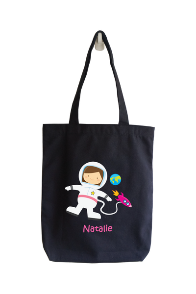 Personalised Tote Bag - Space Girl