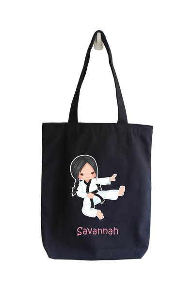 Personalised Tote Bag - Taekwondo Girl