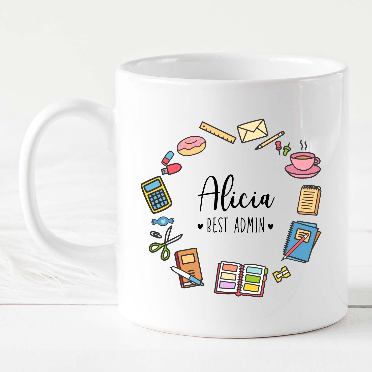 Personalised Mug - Best Admin Secretary 2