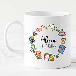 Personalised Mug - Best Admin Secretary 2