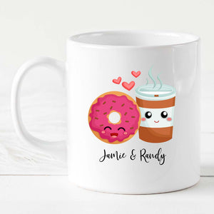 Personalised Mug - Valentine Donut Kopi