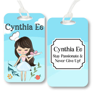 Personalised Bag Tag - Graduation Chef