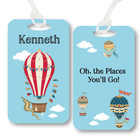Personalised Bag Tag - Places You'll Go