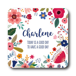 Personalised Coaster - Spring Florals