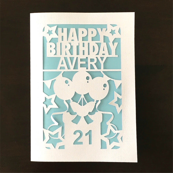 Personalised Greeting Cards - Happy Birthday