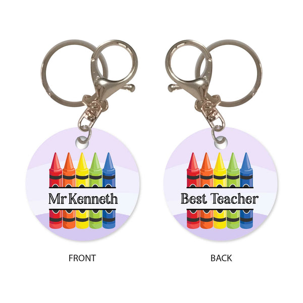 Personalised Keychain - Crayoning Love