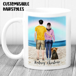 Personalised Mug - Valentine (Blissful Couple)
