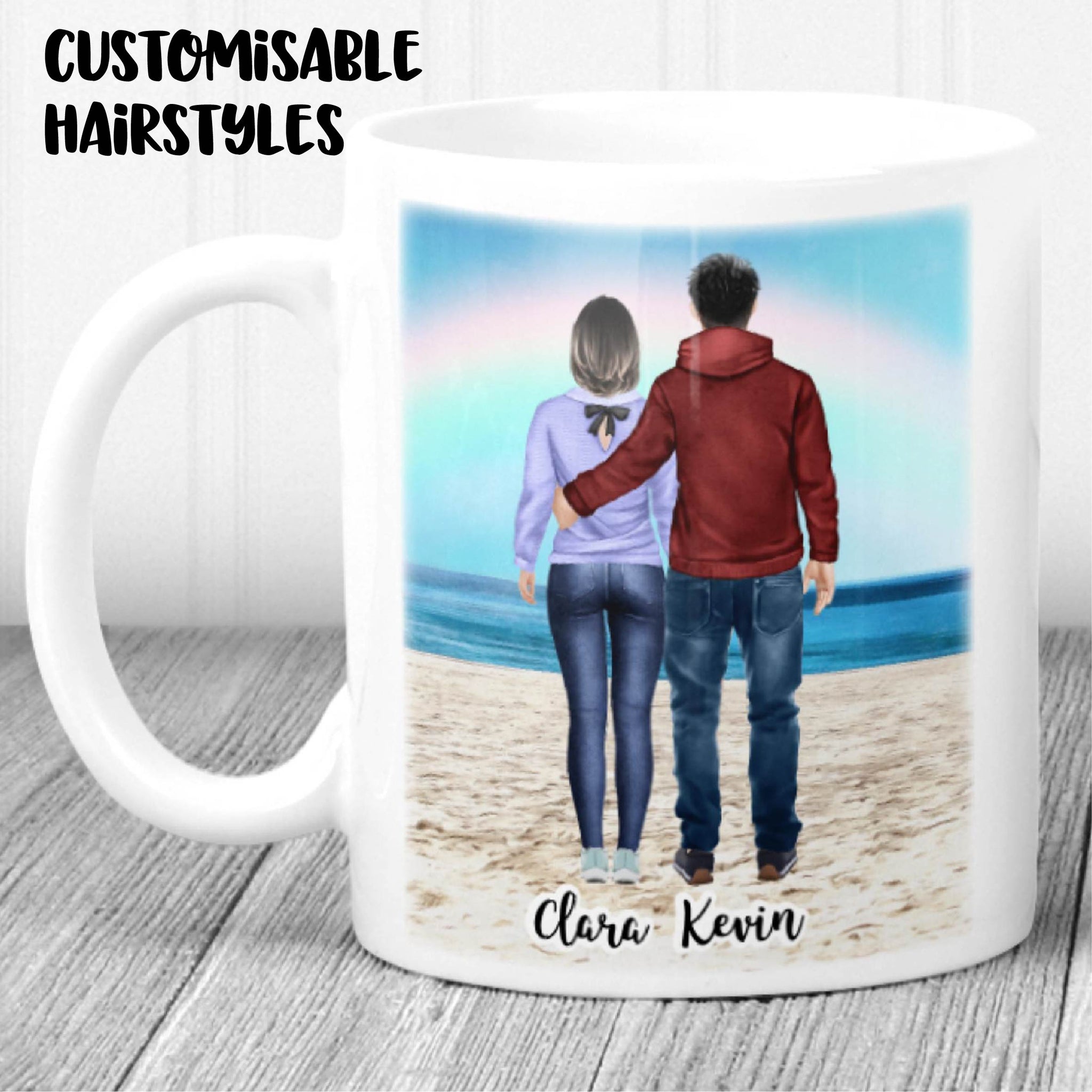 Personalised Mug - Valentine (Happy Couple)