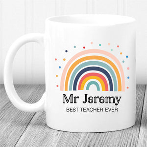 Personalised Mug - Happy Rainbow
