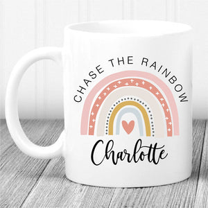 Personalised Mug - Pastel Rainbow