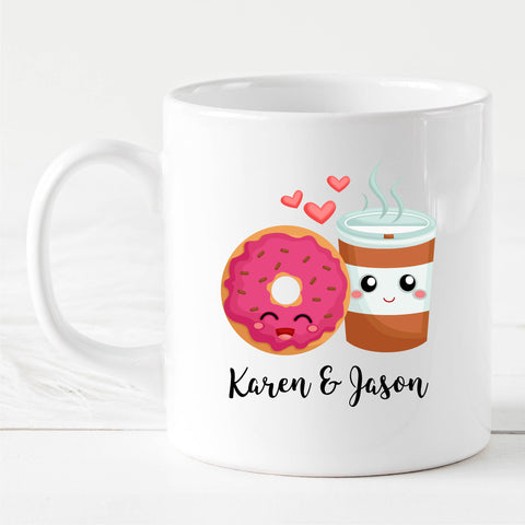 Personalised Mug - Valentine Donut Kopi
