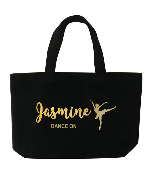 Personalised Small Bag - Ballet (Glittery Name)