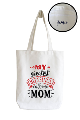 Personalised Tote Bag - Blessed Mom