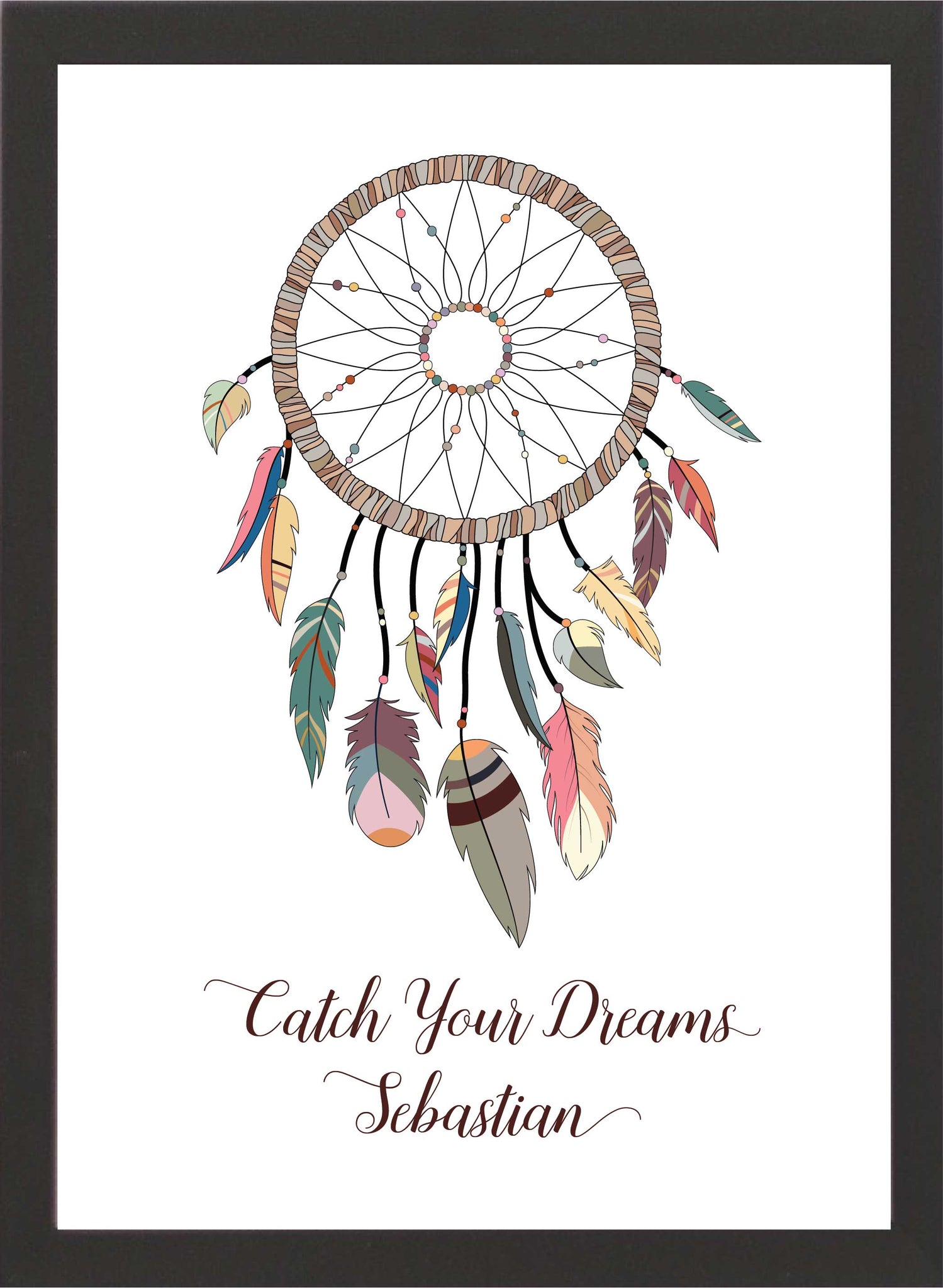 Personalised Art Print - Dream Catcher