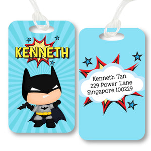 Personalised Bag Tag - Bat Boy