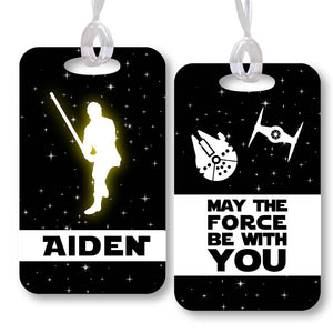 Personalised Bag Tag - Galaxy War 1