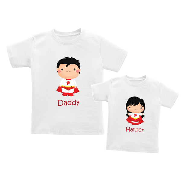 Personalised Family Tee Shirts - Local Heroes