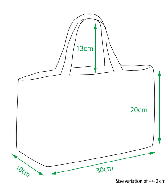 Personalised Small Bag - Elegant Initial (Glittery)
