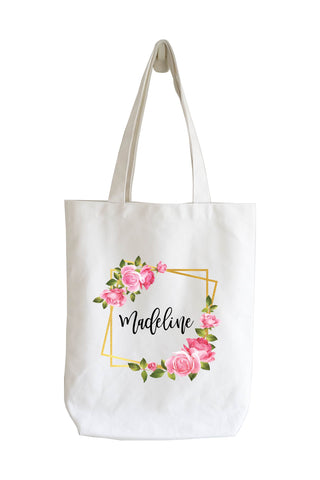 Personalised Tote Bag - Roses And Frames