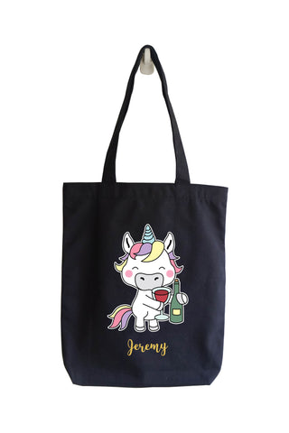 Personalised Tote Bag - Urban Unicorn (Connoisseur)