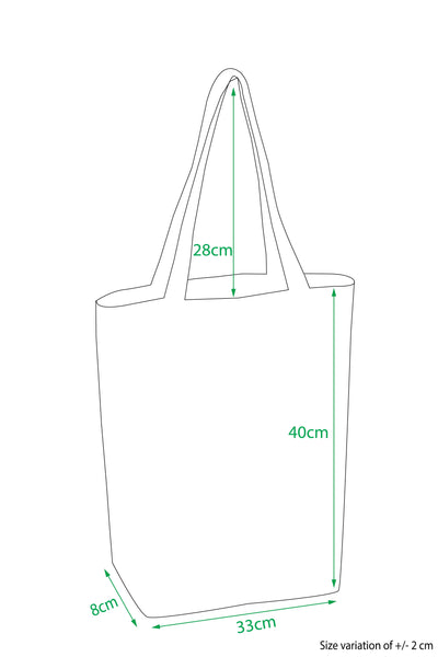 Personalised Tote Bag - Tropical Initial